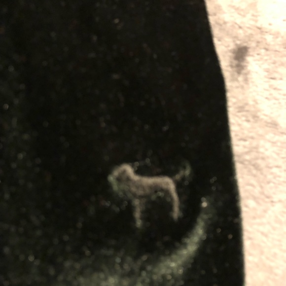 BNWT Pink VS Black Velvet Hoodie & Leggings Outfit - Picture 6 of 8